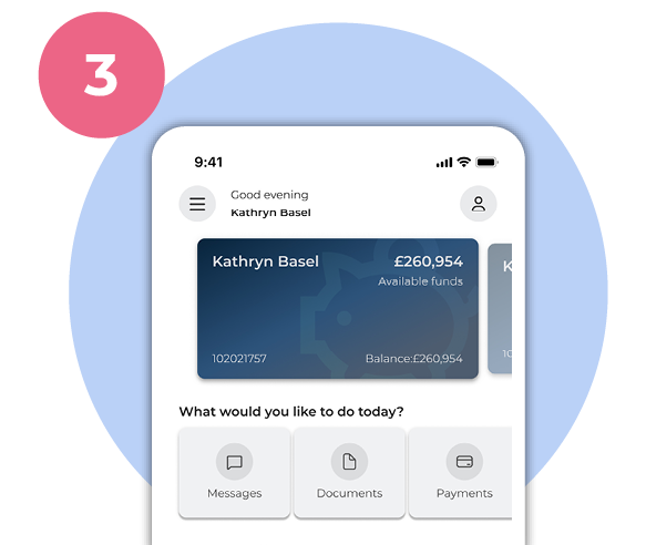 screenshot of finova Savings